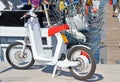 A Battery Powered Motorcycle - Scooter Green Energy Power