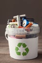 Battery recycle bin