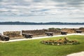 Battery of San Antonio Fort Ruins - Ancud, Chiloe Island, Chile Royalty Free Stock Photo