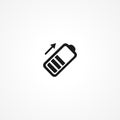 battery simple isolated icon. battery simple isolated vector icon. battery simple isolated vector icon