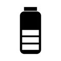 Battery supply isolated icon