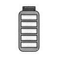 Battery supply isolated icon