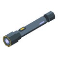 Battery taser icon, isometric style