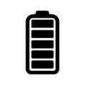 Battery vector icon. Accumulator illustration symbol. alkaline logo. For web sites.