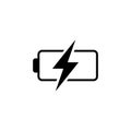Battery icon. battery charge level. battery Charging icon Royalty Free Stock Photo