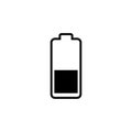 Battery icon. battery charge level. battery Charging icon Royalty Free Stock Photo