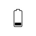 Battery icon. battery charge level. battery Charging icon Royalty Free Stock Photo