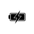 Battery icon. battery charge level. battery Charging icon Royalty Free Stock Photo