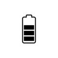 Battery icon. battery charge level. battery Charging icon Royalty Free Stock Photo