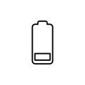 Battery icon. battery charge level. battery Charging icon Royalty Free Stock Photo