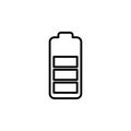 Battery icon. battery charge level. battery Charging icon Royalty Free Stock Photo