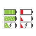 Battery vector icon