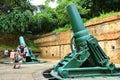 Battery Way mortar cannon display at Corregidor island in Cavite, Philippines