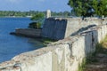 The Batticaloa Fort was built by the Portuguese in 1628 and was Royalty Free Stock Photo