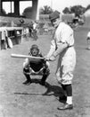 BATTING PRACTICE Royalty Free Stock Photo