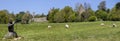 Battle Abbey and Battle of Hastings Battlefield Panorama