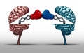 Battle Of The Brains Royalty Free Stock Photo