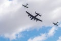 Battle of Britain memorial flight BBMF flying in formation