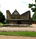 Ruins at Battle Castle Grounds, East Sussex UK 