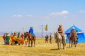 Battle of the Horns of Hattin 1187 reenactment Royalty Free Stock Photo