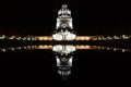 Battle of nations monument by night in Leipzig, Germany Royalty Free Stock Photo