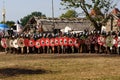 Battle of Slavs and Vikings Royalty Free Stock Photo