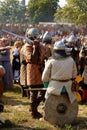 Battle of Slavs and Vikings Royalty Free Stock Photo