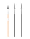 Battle spear set Royalty Free Stock Photo