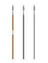 Battle spear set Royalty Free Stock Photo