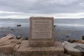 Battle of Stonington War of 1812 Monument at the waters edge in Stonington, Connecticut