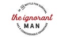 In the battle for survival the ignorant man has a considerable advantage Royalty Free Stock Photo