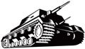 Battle tank Royalty Free Stock Photo