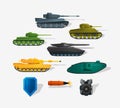 Battle tanks