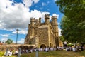 The gatehouse of Battle Abbey in east Sussex, UK Royalty Free Stock Photo