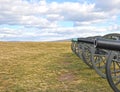 Battlefield Cannons Royalty Free Stock Photo