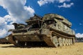 Battlefield tanks and technology. military technology. Wide image for banners, advertisements.