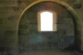 Battlement window