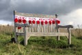 Battlesbury Hill Yorkshire Regiment Memorial Bench