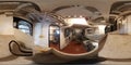 Battleship USS Alabama, interior view 360 VR