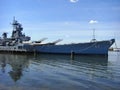 Battleship USS New Jersey BB-62 Royalty Free Stock Photo