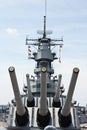 Battleship USS Wisconsin Royalty Free Stock Photo