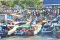 Batu-Batu Port, Tawau. Royalty Free Stock Photo