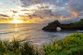 Batu Bolong temple Tanah Lot Bali Indonesia Royalty Free Stock Photo