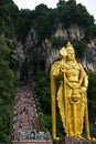 Batu cave Malaysia steps statue God