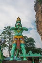 Batu Caves. Cave of Ramayana and the Hanuman statue. Kuala Lumpur Malaysia. Royalty Free Stock Photo