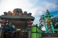 Batu Caves. Cave of Ramayana and the Hanuman statue. Kuala Lumpur Malaysia. Royalty Free Stock Photo