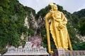 Batu Caves entrance with Murugan Deity