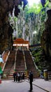 Batu Caves in Gombak, Selangor, Malaysia, are a site for a famous Hindu shrines Royalty Free Stock Photo