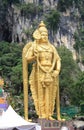 The Batu Caves Lord Murugan Statue and entrance near Kuala Lumpur Malaysia Royalty Free Stock Photo