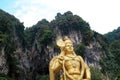 The Batu Caves Lord Murugan Statue and entrance near Kuala Lumpur Malaysia Royalty Free Stock Photo